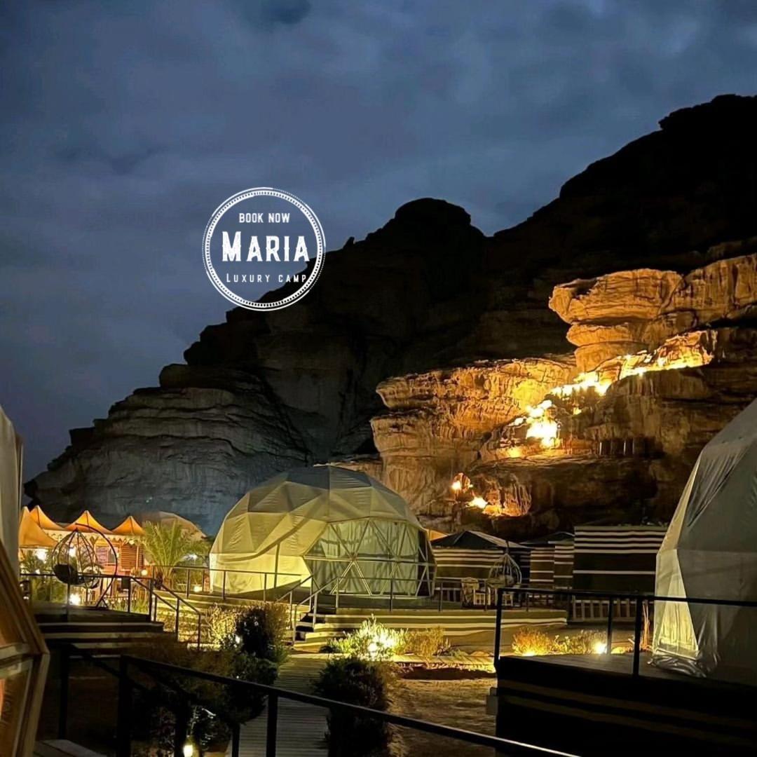 Rum Maria Luxury Camp & Bubble Rooms Wadi Rum Exteriör bild