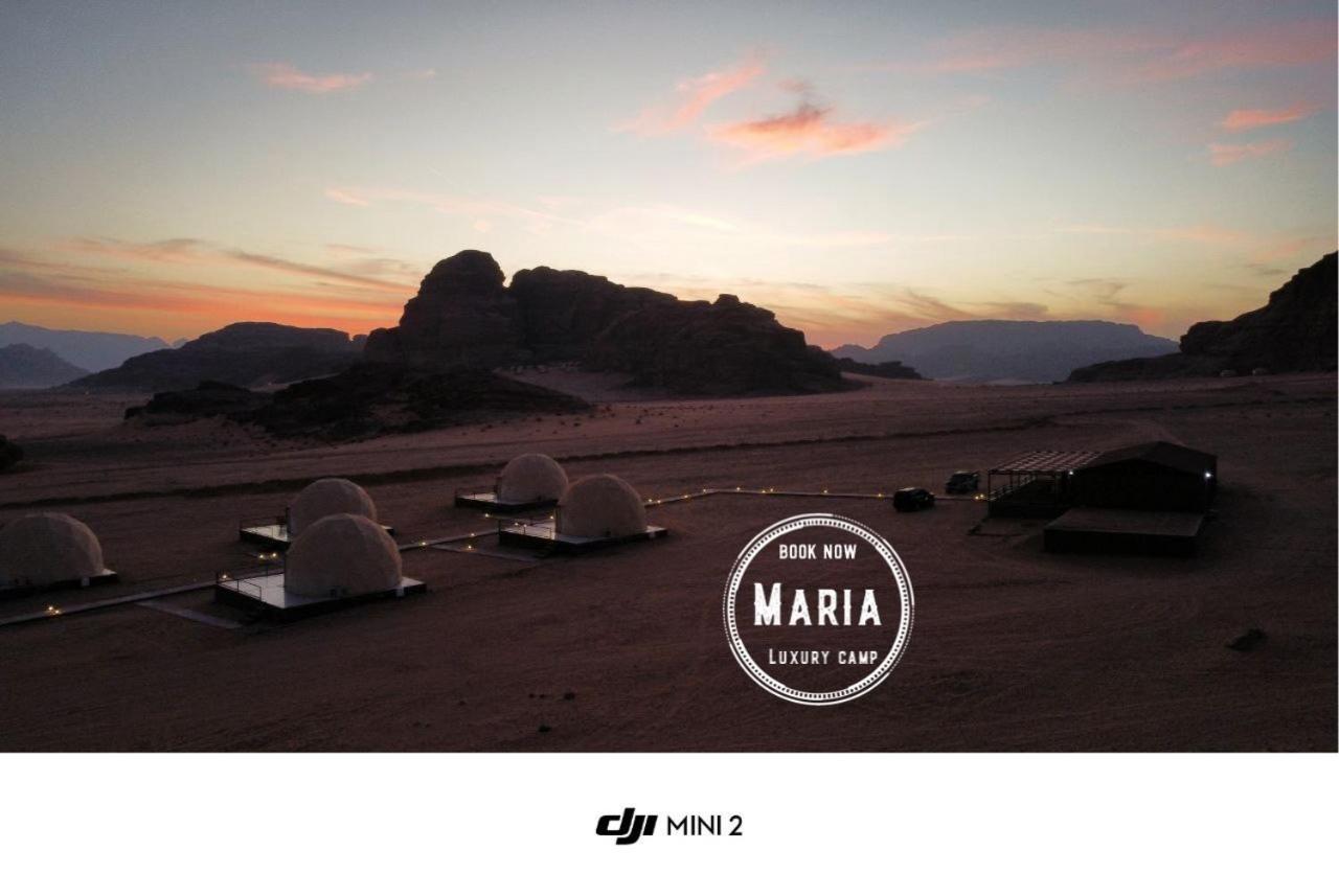 Rum Maria Luxury Camp & Bubble Rooms Wadi Rum Exteriör bild