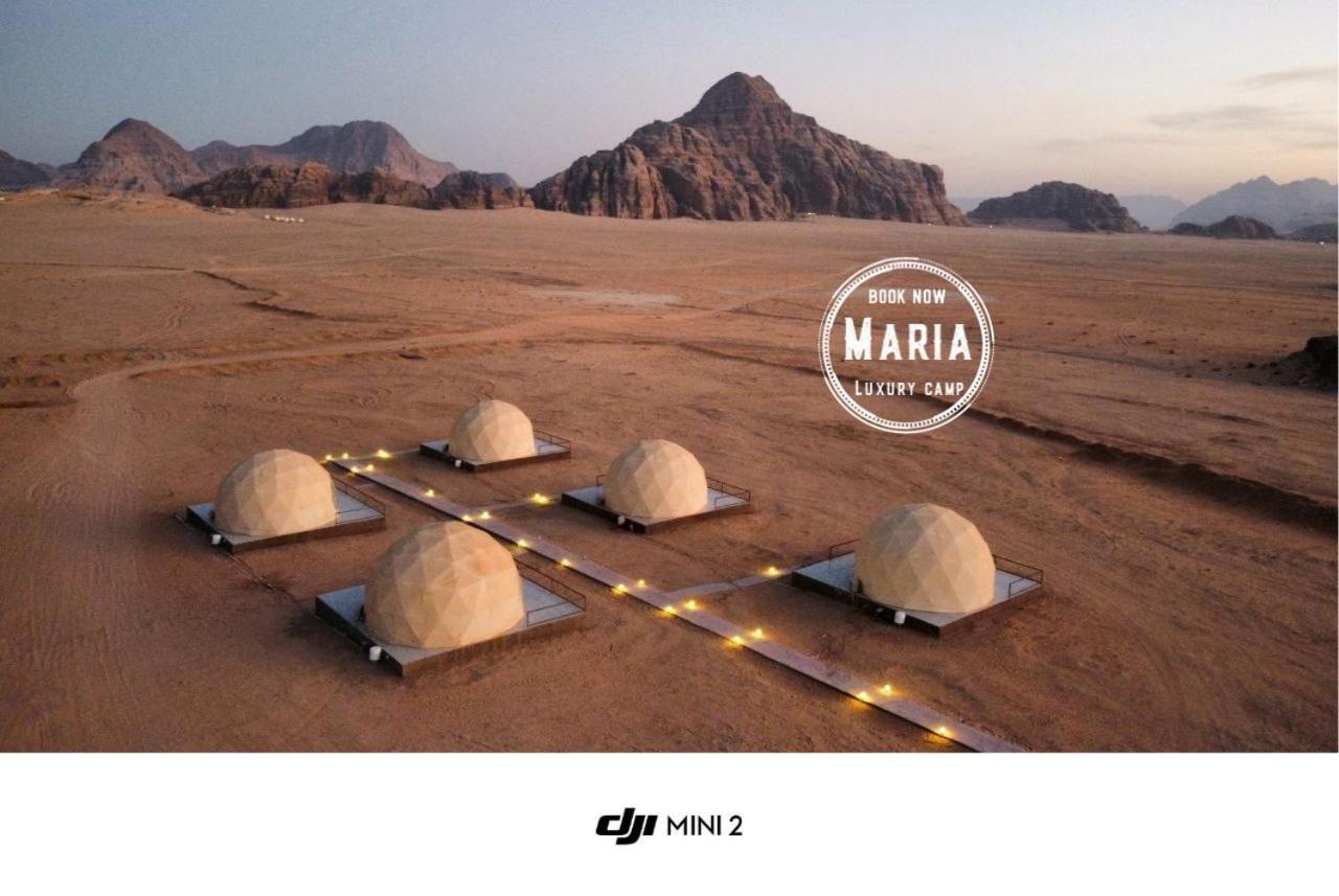 Rum Maria Luxury Camp & Bubble Rooms Wadi Rum Exteriör bild