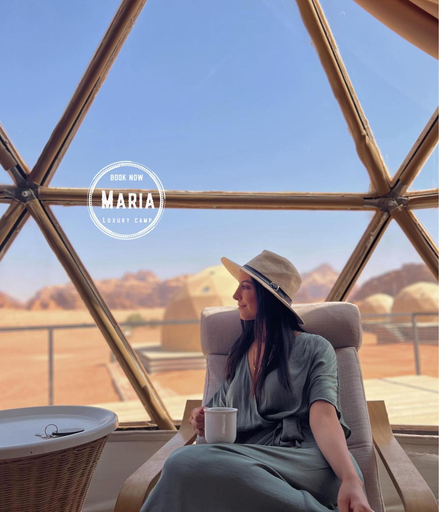 Rum Maria Luxury Camp & Bubble Rooms Wadi Rum Exteriör bild