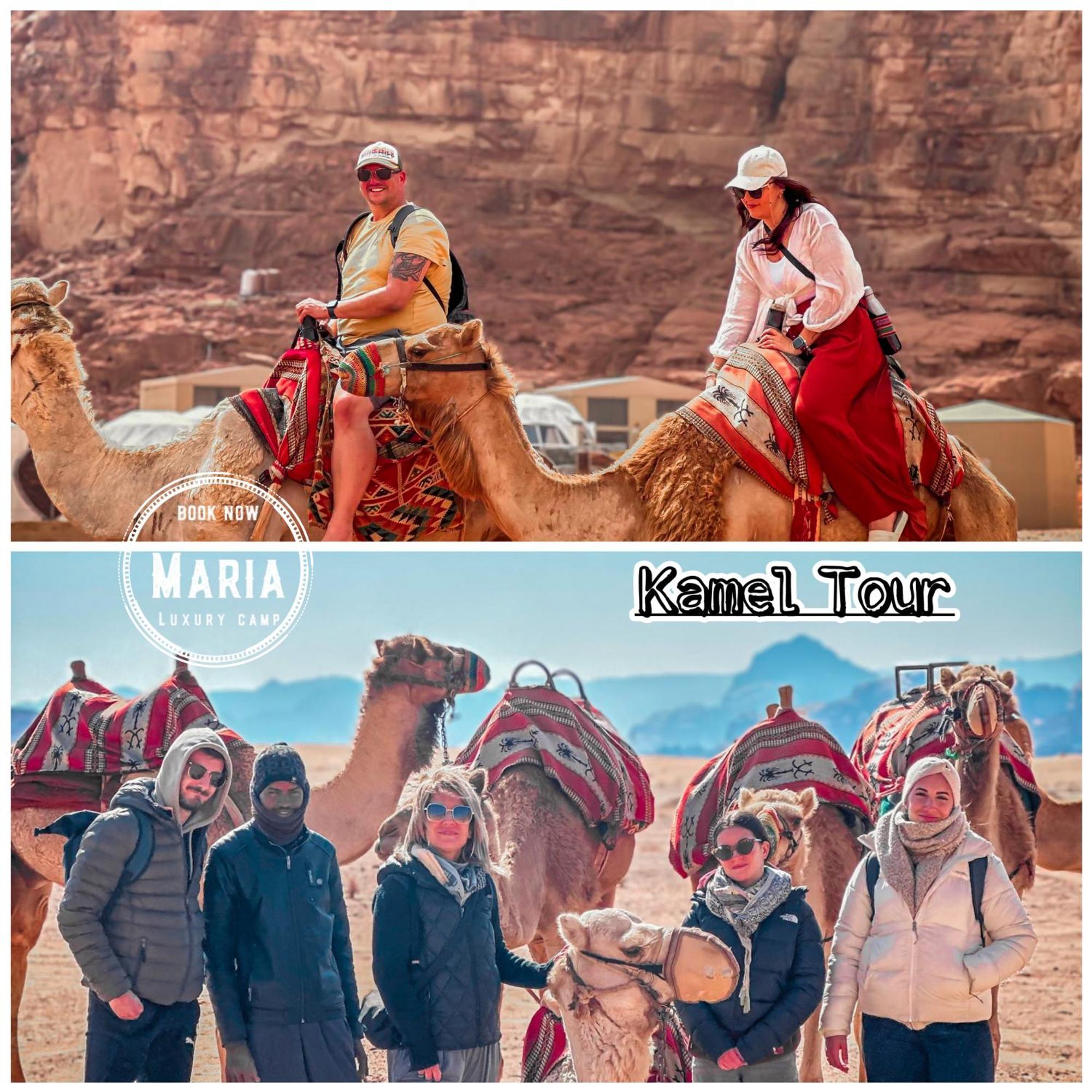 Rum Maria Luxury Camp & Bubble Rooms Wadi Rum Exteriör bild